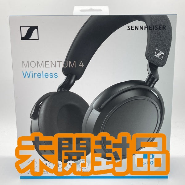 ヘッドホン SENNHEISER M4AEBT BLACK SENNHEISER MOMENTUM 4 Wireless BLACK [M4AEBT BLACK]｜新品