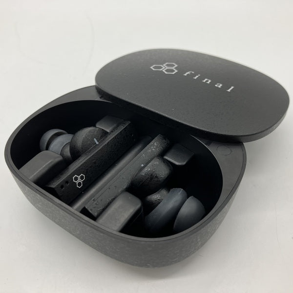 【予約】 final 【FI-ZE8DPLTW-BLACK】【日本橋 ブラック 【中古】ZE8000 イヤホン