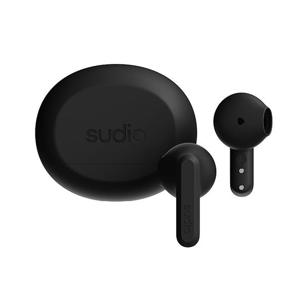 新品未開封sudio E3 イヤフォン ブラック Sudio E3 ブラック | ハイブリッドアクティブノイズキャンセ
