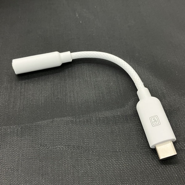 【中古】USB Type-C-3.5mm変換ケーブル (シリコンメッシュ) ホワイト 【MPA-C35DSMWH】【秋葉原】