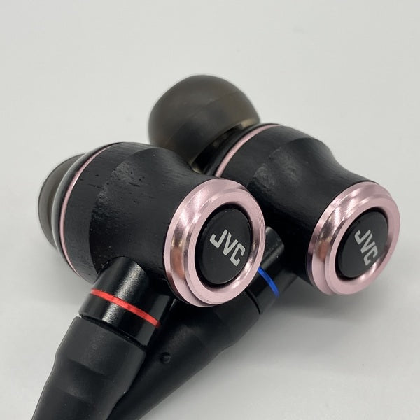 中古】JVC HA-FW01 CLASS-S WOODシリーズ カナル型イヤホン リケーブル