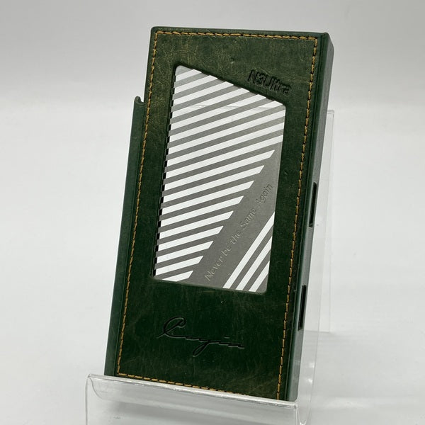 【中古】N3Ultra用純正レザーケース グリーン【日本橋】