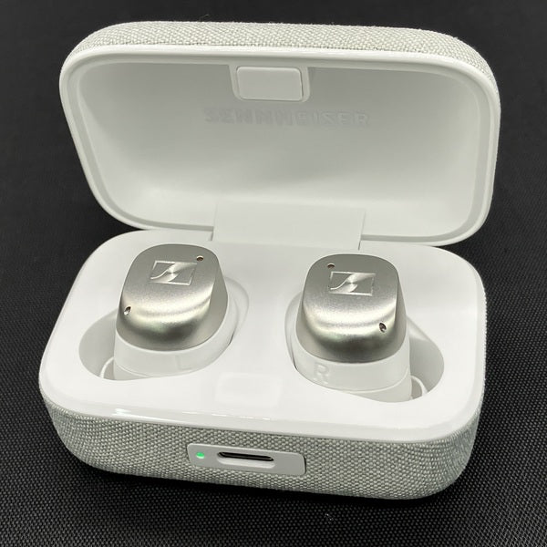 ブランド通販サイトをすべて True 【中古】MOMENTUM SENNHEISER Wireless ホワイトシルバー 4 イヤホン