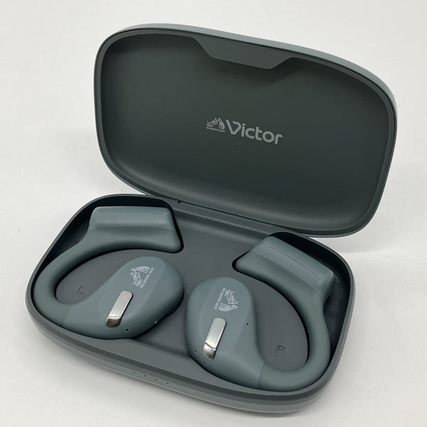 フルワイヤレスイヤホン Victor セージグリーン HA-NP50T-G