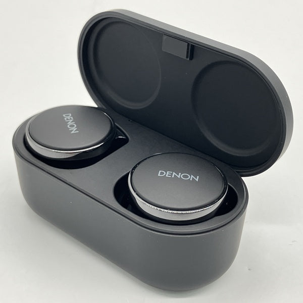 【5年延長保証付, 新品同様美品】DENON PerL ブラック イヤフォン 5年延長保証付き】DENON PerL ブラック イヤフォン