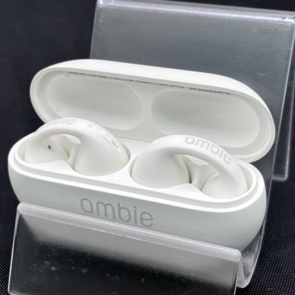 新品未開封ambie AM-TW02/WMC ワイヤレスイヤフォン ホワイト Amazon.com: ambie Sound earcuffs AM-TW02, Open Ear Wireless
