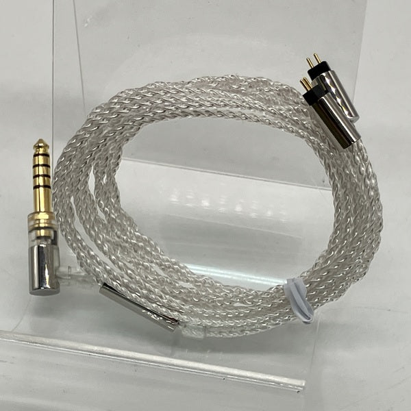 のら　2枚共購入 final 【中古】シルバーコートケーブル 2Pin 1.2m 4.4mm 5極