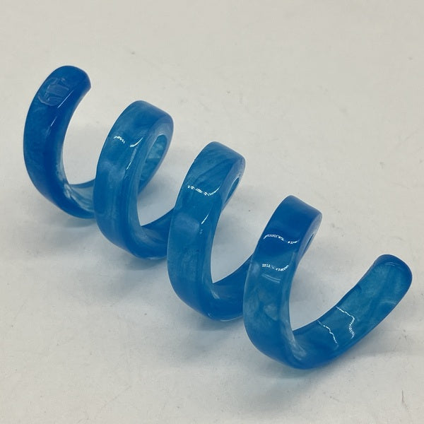 【中古】くるくる マーブル ホワイトブルー (S) <ケーブル留アクセサリ>【秋葉原】