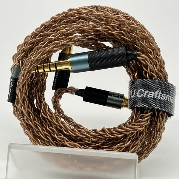 【中古】GUCraftsman 6N Single Crystal Copper Headphone Cables For Audio-technica 4.4mm【日本橋】