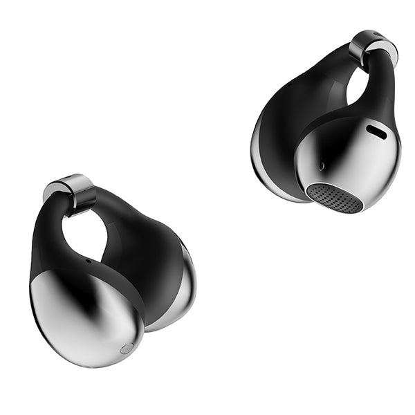 BUTTONS CUP ワイヤレスイヤホン シルバー・ブラック BUTTONS CUP ワイヤレスイヤホン シルバー・ブラック