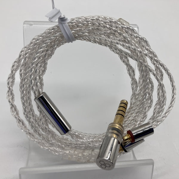 final 【中古】シルバーコートケーブル MMCX 1.2m 4.4mm 5極