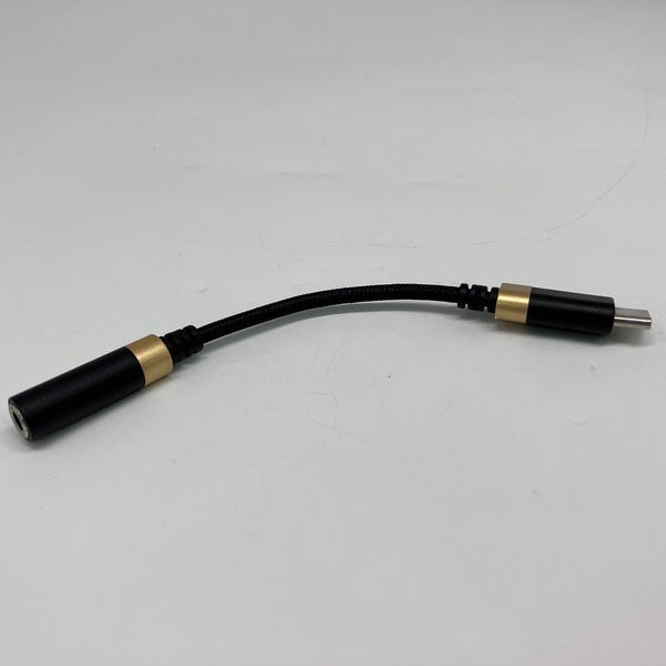 【中古】Type-C-3.5mm変換ケーブル (高耐久) ブラック 【AD-C35SDBK】【秋葉原】