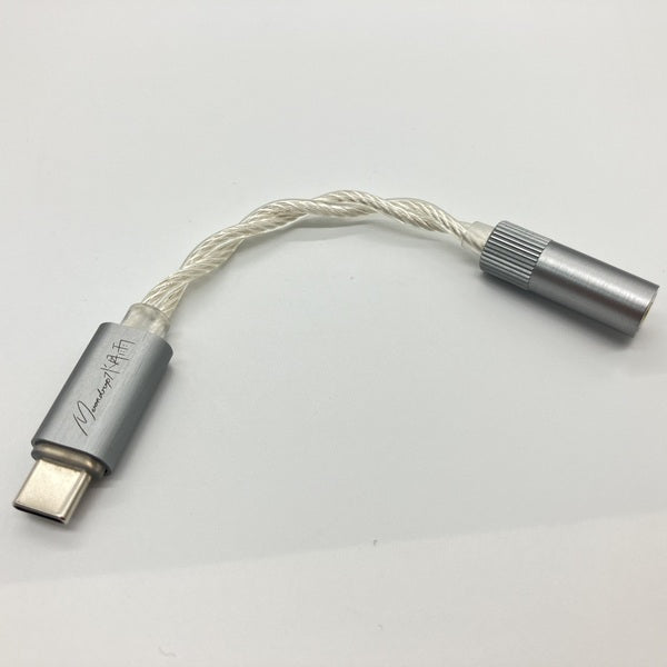 【中古】水月雨 (MOONDROP) USB Type C to 3.5mm 変換アダプター【秋葉原】