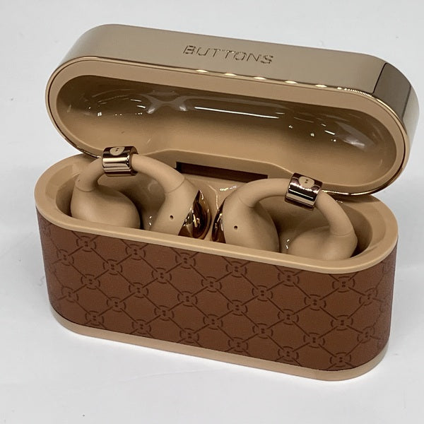 【中古】BUTTONS CLIP Gold Brown【BN-0009】【秋葉原】