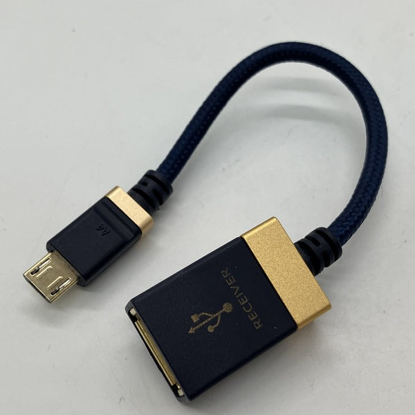 【中古】OTG変換ケーブル(micro BーUSB Aメス/0.1m) DH-MBAF01