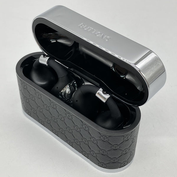 【中古】BUTTONS CLIP Silver Black【BN-0008】【秋葉原】