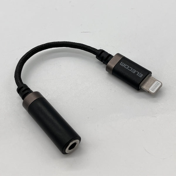 【中古】Lightning-3.5mm変換ケーブル (高耐久) ブラック 【MPA-L35S01BK】【仙台】