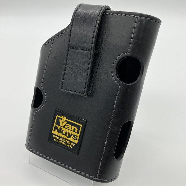 【中古】【VD371-STGY】AK380とAK380AMPをDIGNIS製ケースに入れたままで収納できる ぬめ革製キャリングケース<e☆イヤホン限定サイズ>(ダークグレーステッチ)【秋葉原】