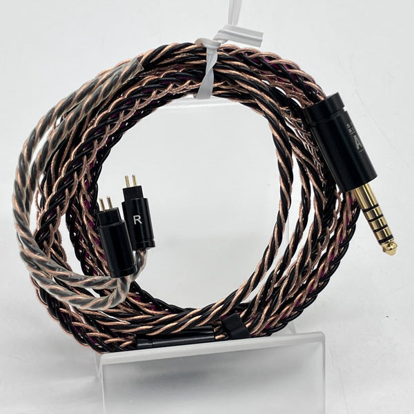 左のみ　リケーブル可能イヤホン Amazon | okcsc ZT8 リケーブル 2Pin ケーブル イヤホンケーブル 8芯