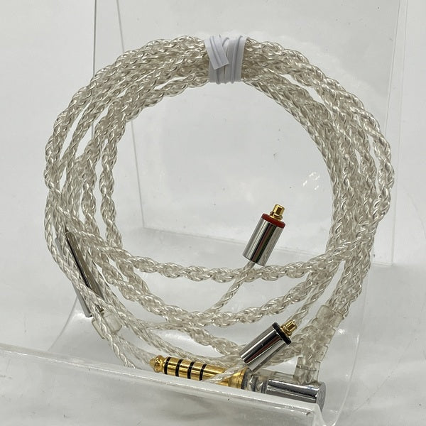 final 【中古】シルバーコートケーブル MMCX 1.2m 4.4mm 5極