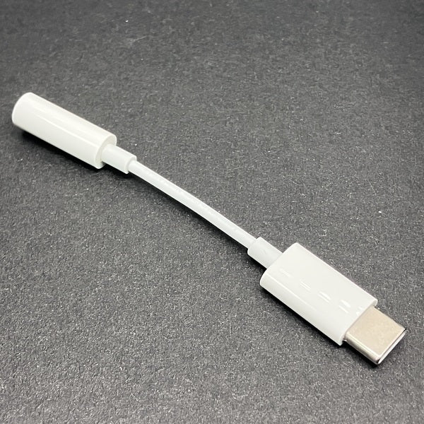 ヘッドホンジャックアダプタ Apple 【中古】USB-C - 3.5 mmヘッドフォンジャックアダプタ