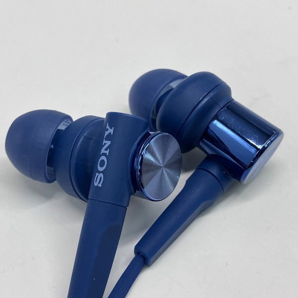 ソニーSONYイヤホンMDR-XB50-L カナル型ブルー