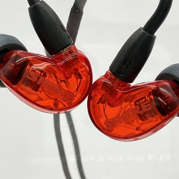 SHURE シュア イヤホン 有線 SE215SPE-RD-A レッド SHURE SE215 Special Edition (レッド) 高遮音性イヤホン シュア