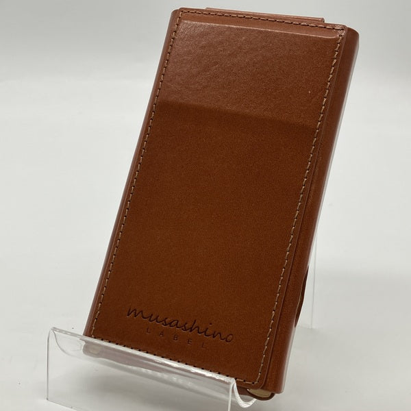 【中古】NW-ZX700シリーズ用 オープンタイプレザーケース ブラウンオレンジ【秋葉原】