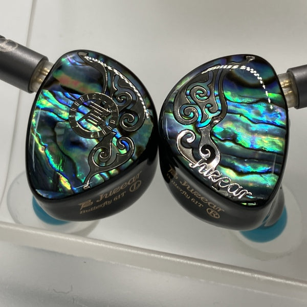 中華イヤホン JUZEAR 61T JUZEAR Butterfly 61T」 美しいシェルにKnowles製BAとCCP振動板