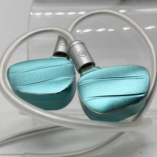 bqeyz Cloud 有線イヤホン シアン 4.4mm