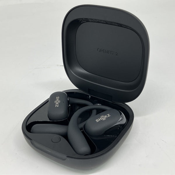 SHOKZ OPENFIT2 ブラック（中古品） Shokz OpenFit 2 Open Ear Earphones Bluetooth 5.4 Black SHOKZ