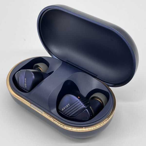 【美品】AVIOT TE-W1 ネイビー NV ワイヤレスイヤホン AVIOT TE-W1｜コアキシャル3Dドライバー搭載・高音質完全