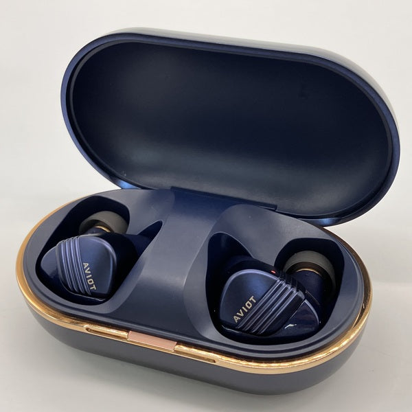 新品未使用AVIOT TE-W1 ネイビー トゥルー ワイヤレスイヤホン AVIOT TE-W1｜コアキシャル3Dドライバー搭載・高音質完全