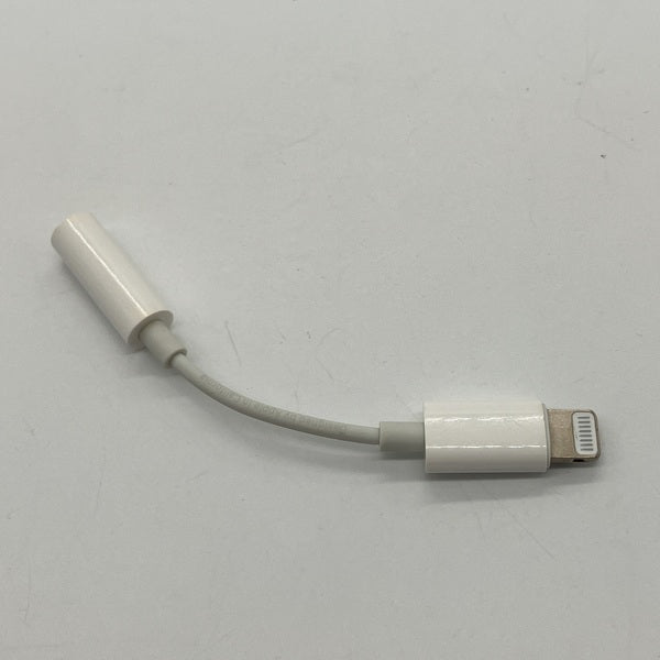 【中古】Lightning - 3.5 mmヘッドフォンジャックアダプタ【秋葉原】