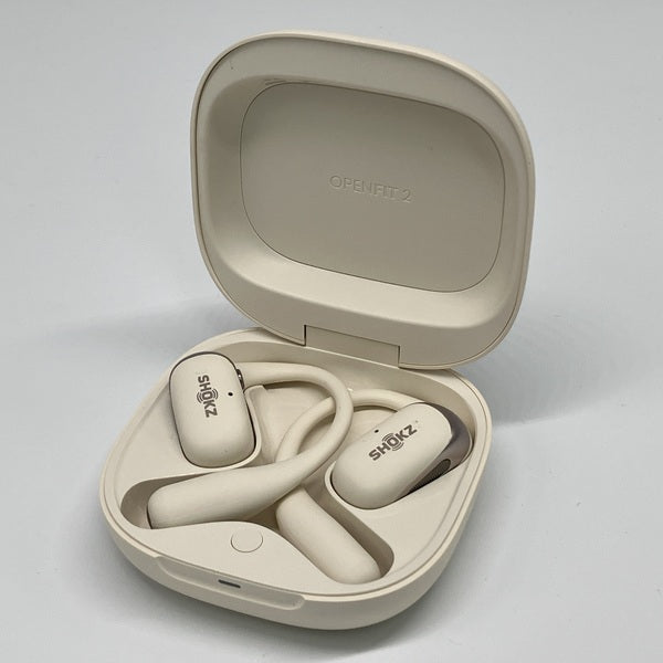 SHOKZ OPENFIT 2 ワイヤレスイヤホン クリーム色 Shokz OpenFit 2 – FOCALPOINT DIRECT