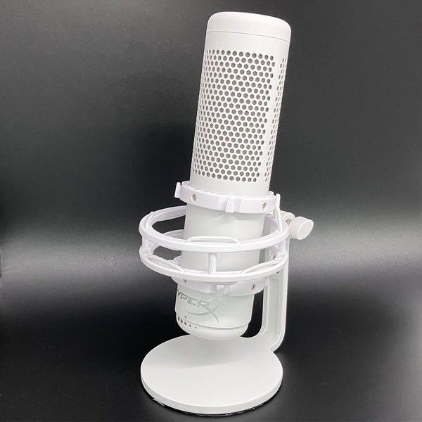 【中古】Hyper X Quadcast S White USBコンデンサーゲーミングマイク【519P0AA】【日本橋】