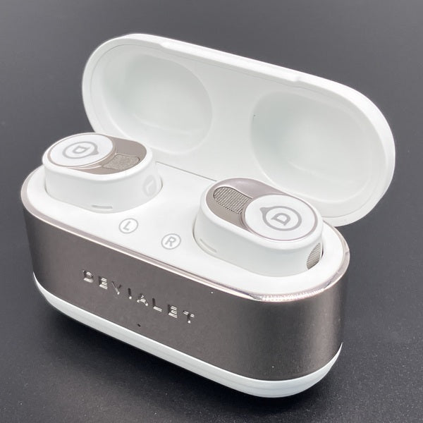 【美品】 DEVIALET GEMINI Ⅱ  アイコニックホワイト Devialet Gemini II ホワイト - ラグジュアリー ワイヤレスイヤホン