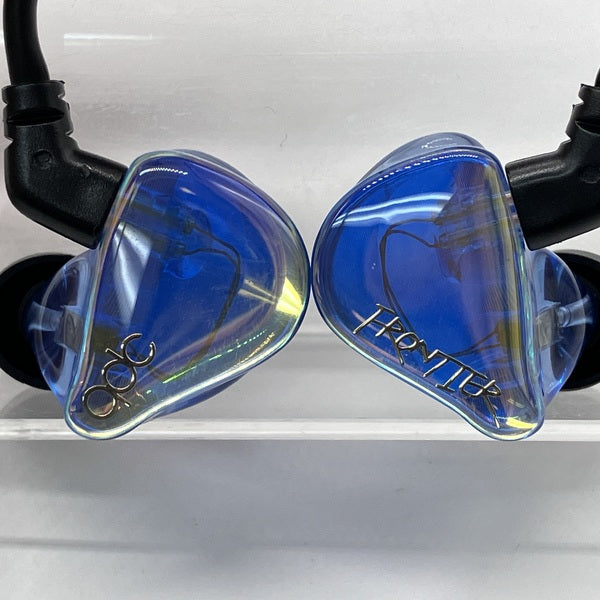 ほぼ未使用】qdc FRONTIER フロンティア アクアマリン 有線イヤホン