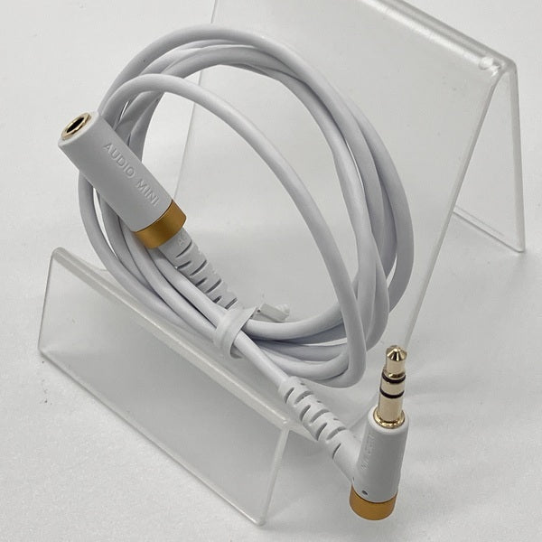 【中古】ELECOM ヘッドホン延長ケーブル 高耐久 1m ホワイト EHP-35ELS10WH【仙台】