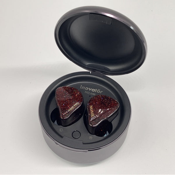NUARL Innovator バーガンディレッド ワイヤレスイヤホン NUARLのハイエンド完全ワイヤレスイヤホン 「Inovator」に新色
