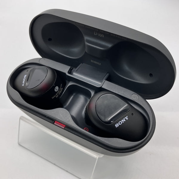 SONY 【中古】WF-SP800N BM ブラック【仙台】 – e☆イヤホン