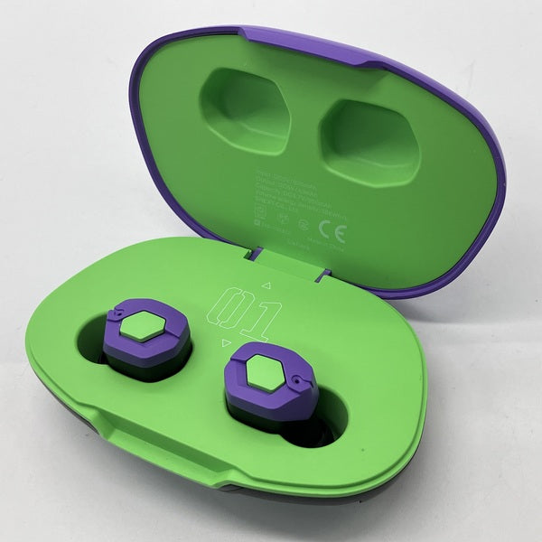 final 【中古】EVA2020×final 完全ワイヤレスイヤホン 初号機モデル