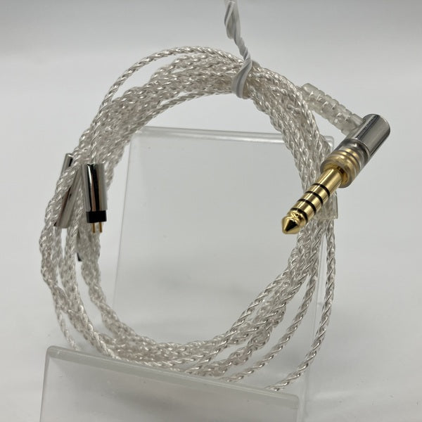 final 【中古】シルバーコートケーブル 2Pin 1.2m 4.4mm 5極バランス
