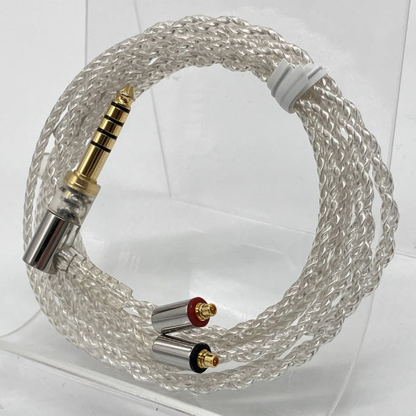 final 【中古】シルバーコートケーブル MMCX 1.2m 4.4mm 5極バランス