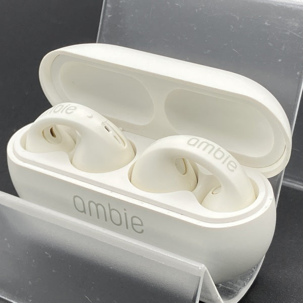 ambie ワイヤレスイヤホン AM-TW01 WHITE 新品未開封 ambie 【中古】AM-TW01 ホワイト【秋葉原】 – e☆イヤホン