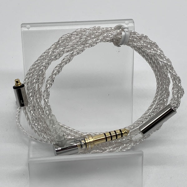 final 【中古】シルバーコートケーブル MMCX 1.2m 4.4mm 5極バランス