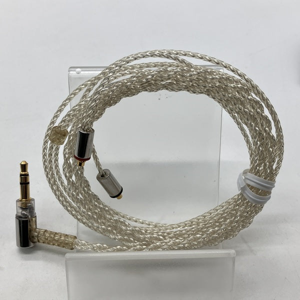 final 【中古】シルバーコートケーブル MMCX 1.2m 3.5mm 【C106