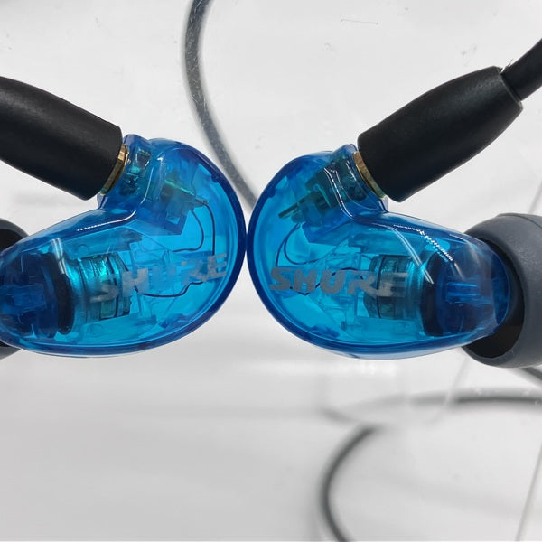 SHURE SE215DYBL+UNI-A イヤホン : ヘッドホン・イヤホン、ブルー 送料