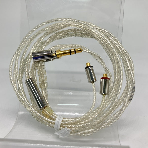 final 【中古】シルバーコートケーブル MMCX 1.2m 3.5mm 【C106