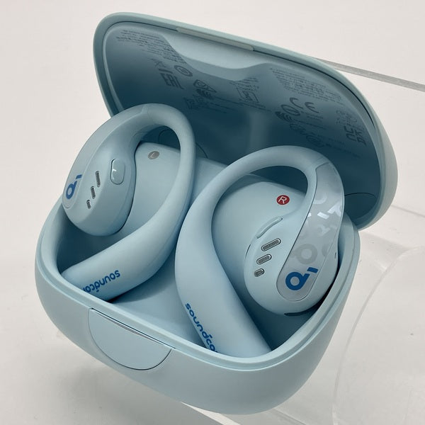 k*3様 Anker Soundcore AeroFit Proミントブルー★未 Anker 【中古】Soundcore AeroFit Pro ミントブルー 【A3871N61